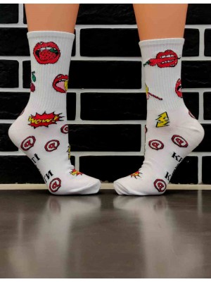 Носки Rainbow Socks -  Wow